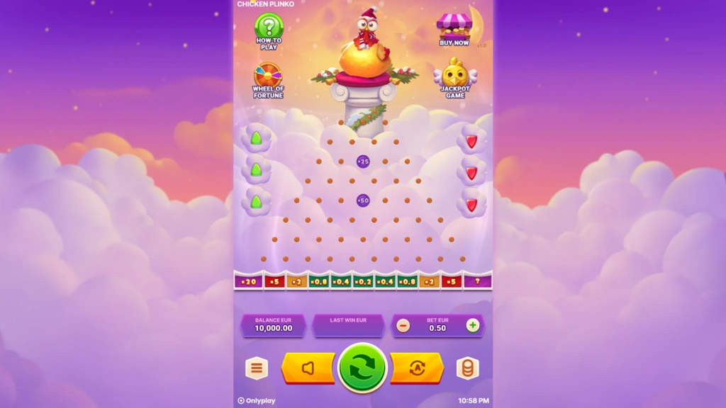 Chicken Plinko Base Game